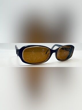 AL5502 Brown Purple Oval Sunglasses Frames Only